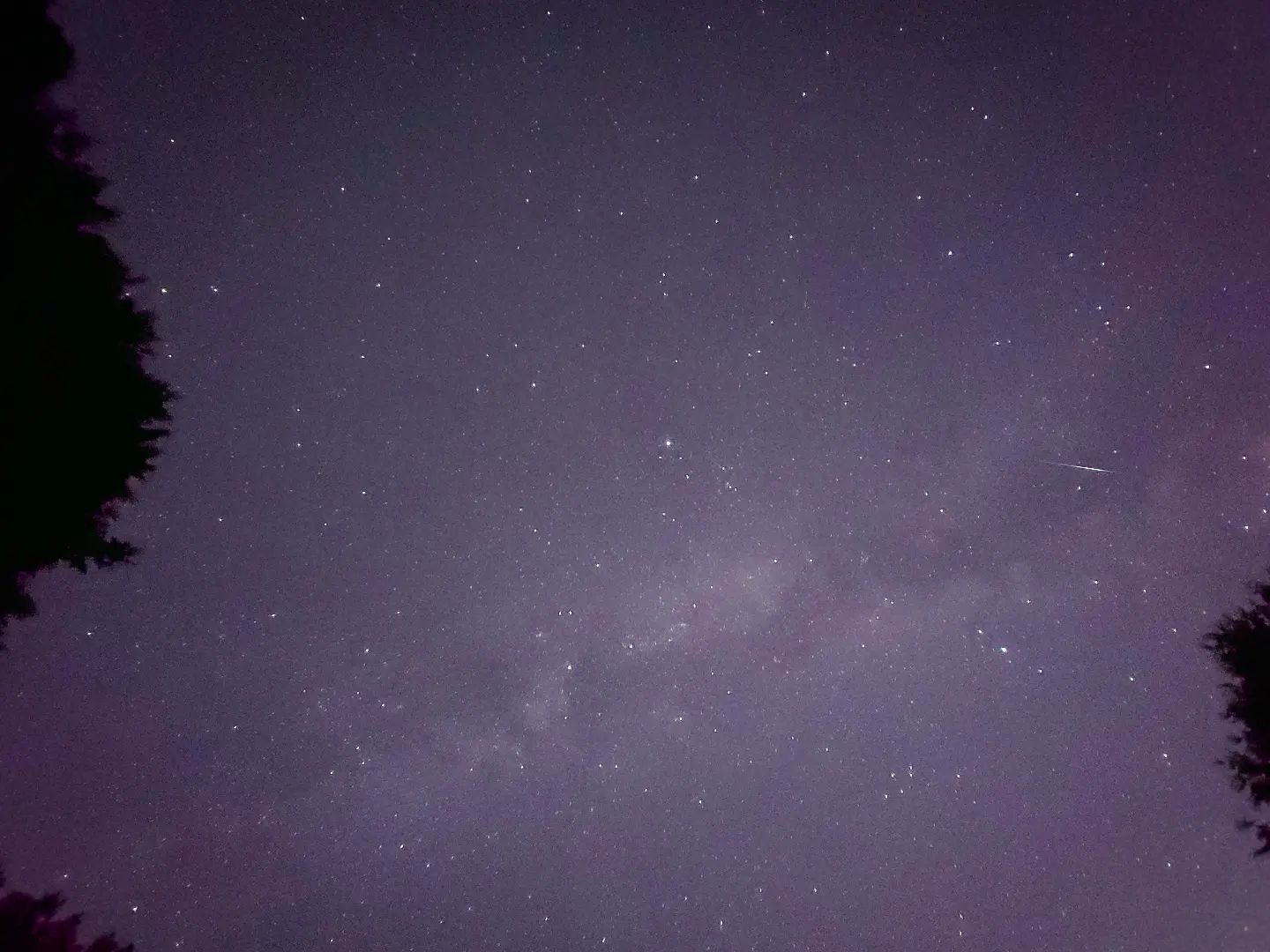 Voie lactée prise... au cellulaire