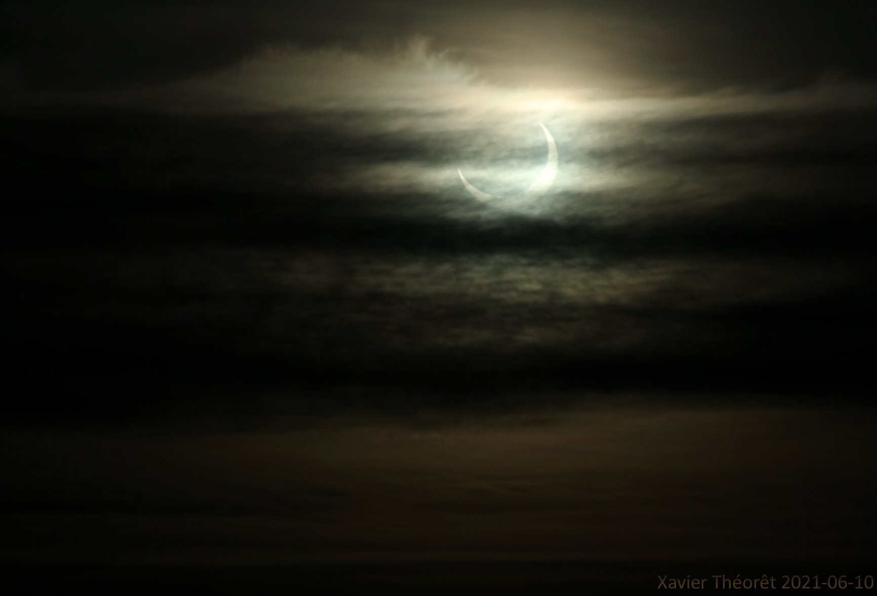 Éclipse de soleil - Juin 2021