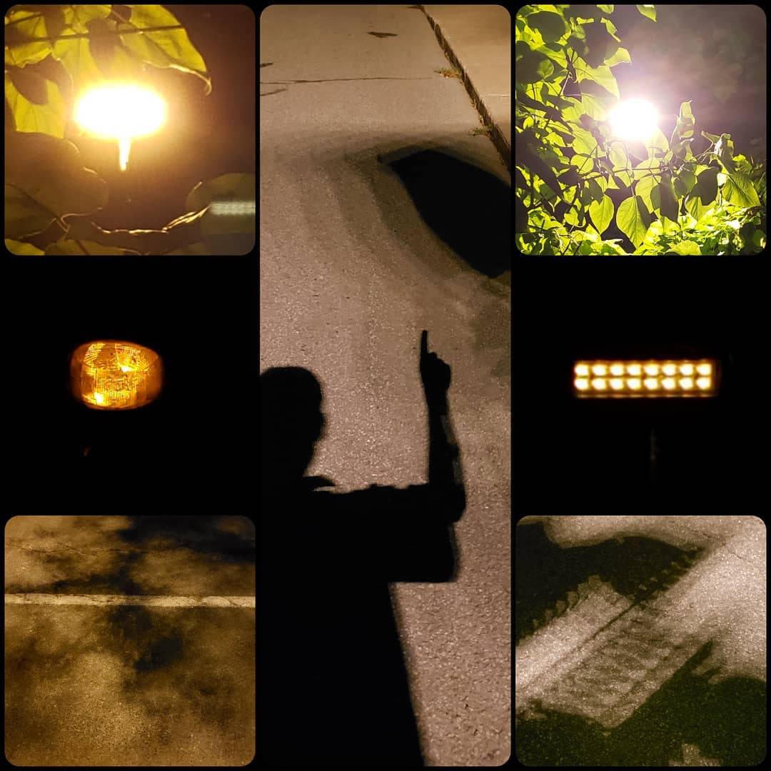 L'ombre des lampadaires DEL n'est plus la même!